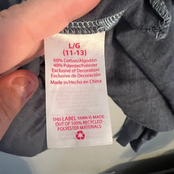 No Boundaries Smiley Tie Dye Cropped Tee Shirt Juniors Size Large / 11 - 13 - Picture 7 of 8